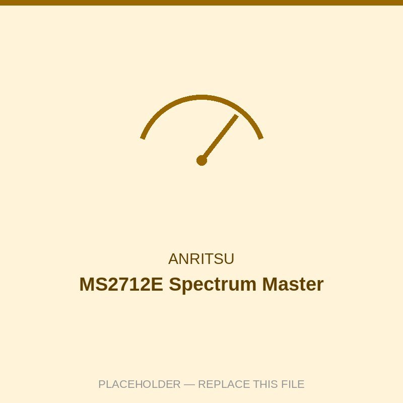 Anritsu MS2712E Spectrum Master