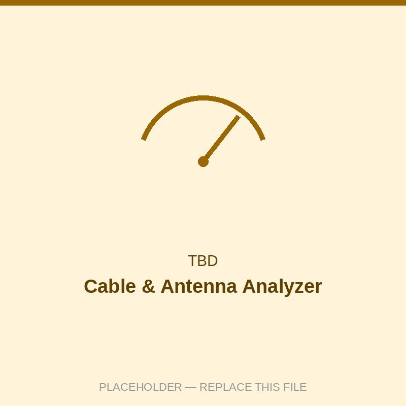 Cable & antenna analyzer